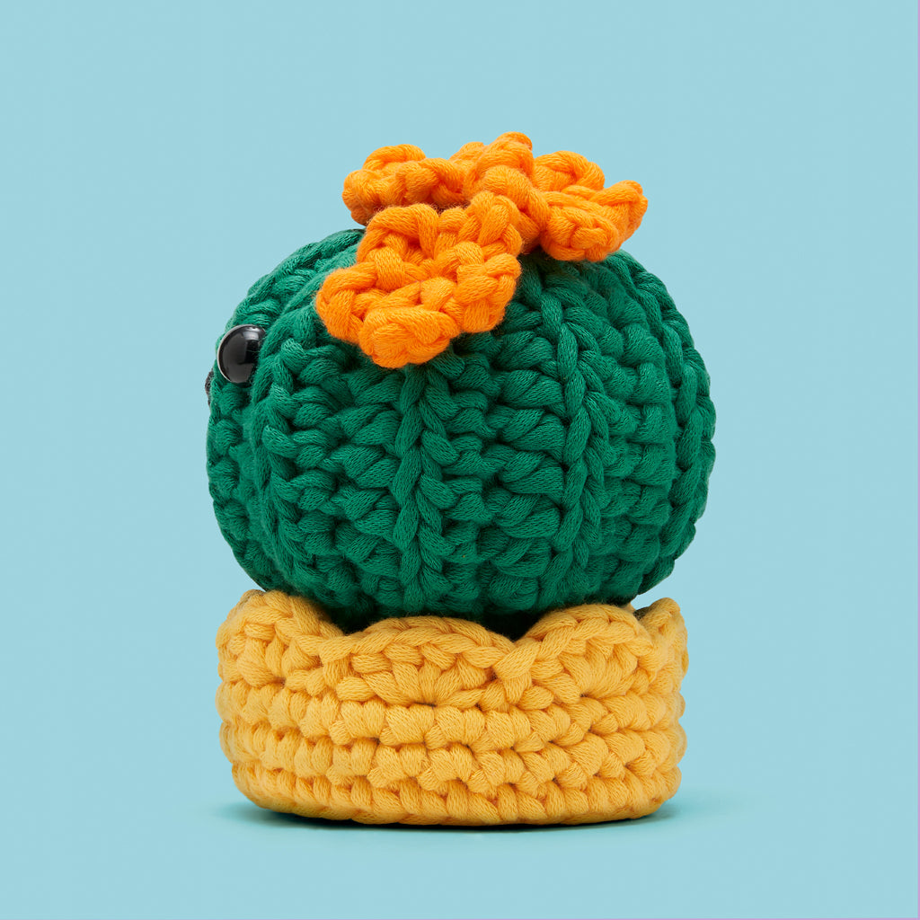 Alternative view of Olivia the Barrel Cactus Crochet Kit