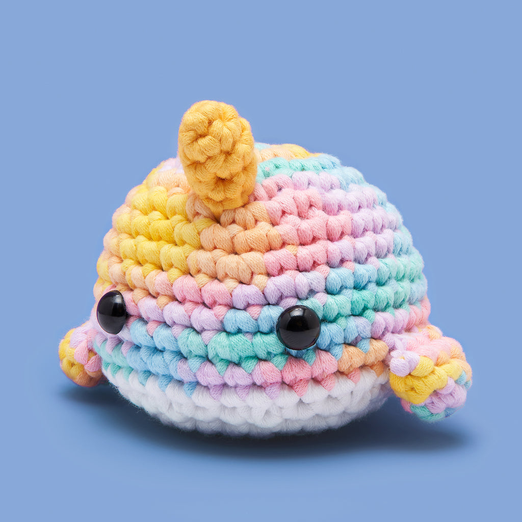 Bjørn the Narwhal Pastel Crochet Kit