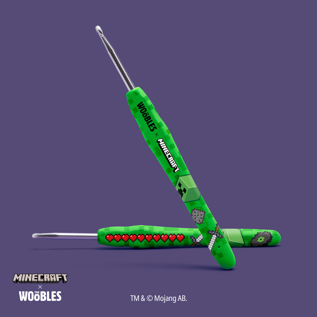 Alternative view of Minecraft Creeper Crochet Kit