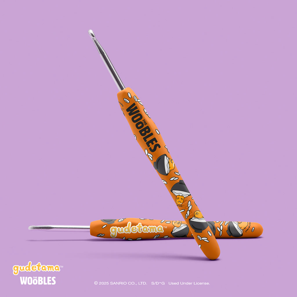 Alternative view of Gudetama Egg on Rice Crochet Kit