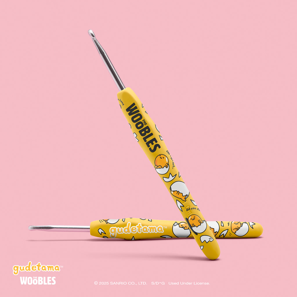 Alternative view of Gudetama in the Shell Crochet Kit