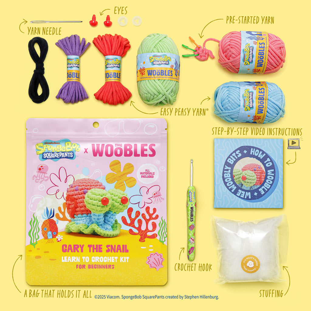 Alternative view of Gary the Snail Crochet Kit
