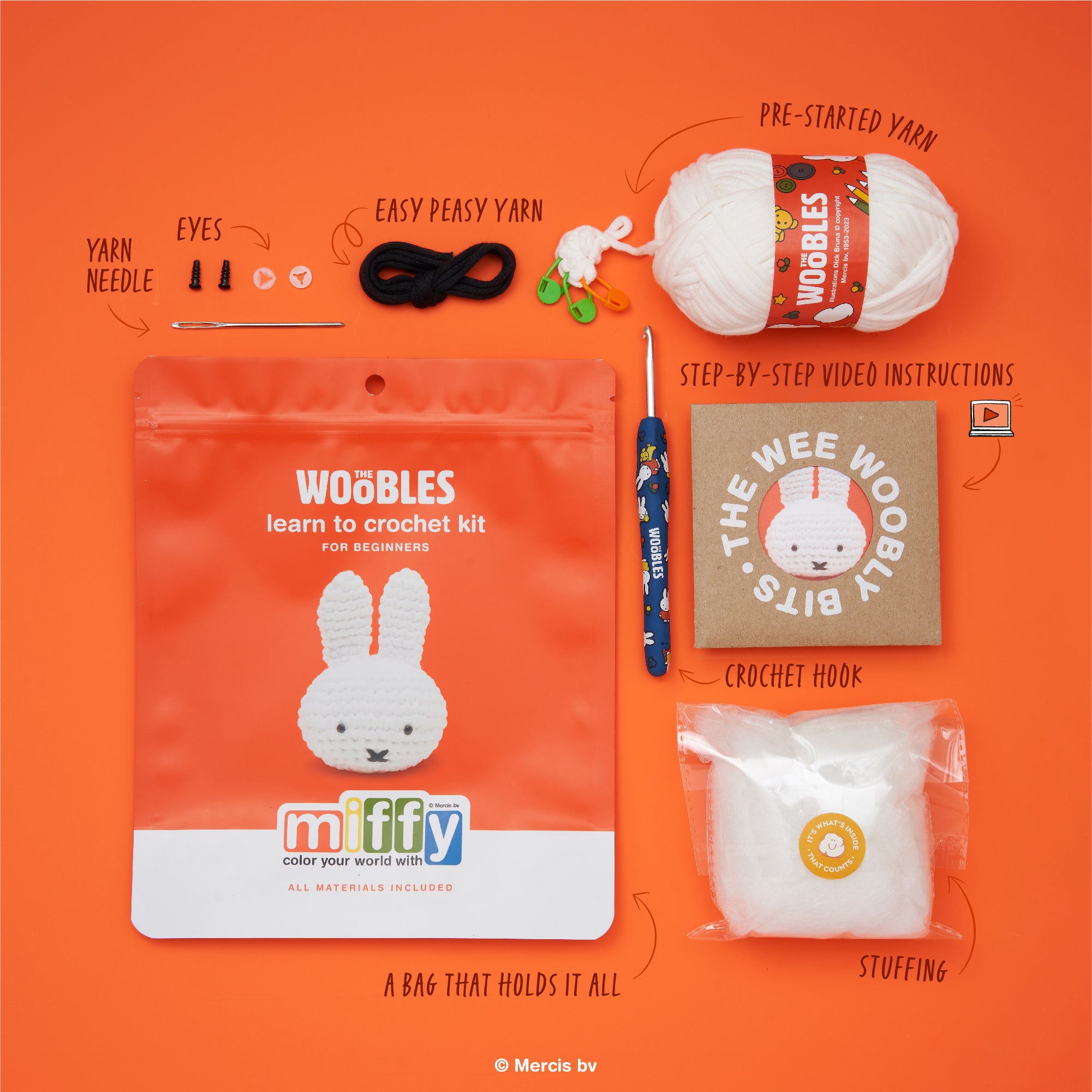 Alternative view of Miffy Crochet Kit