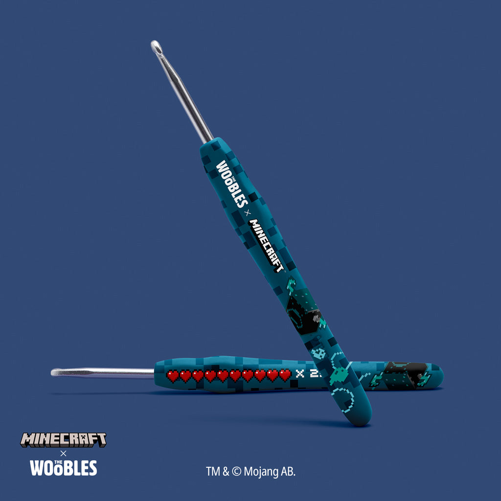 Alternative view of Minecraft Warden Crochet Kit