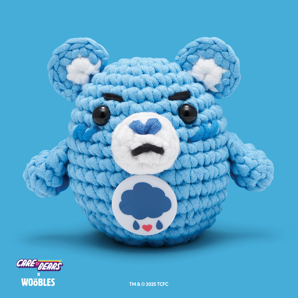 Alternative view of Grumpy Bear Crochet Kit